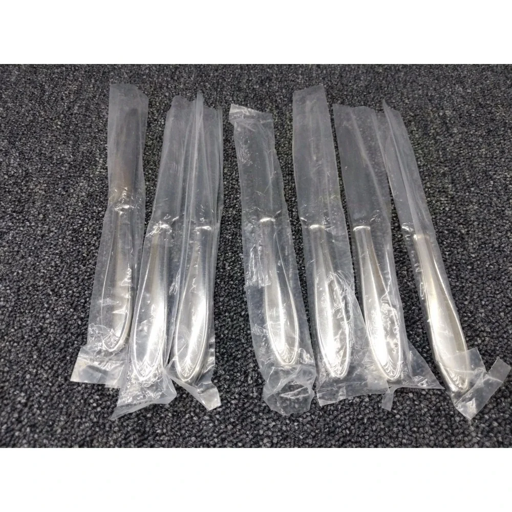 7 Lenox COVINGTON Stainless Dinner Knives‎ 18/10 Glossy NEW Flatware